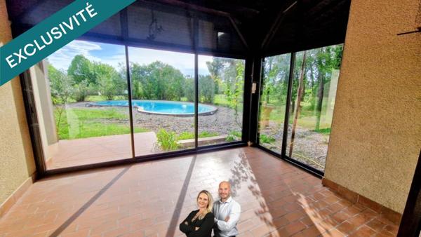 Maison avec grand terrain au calme