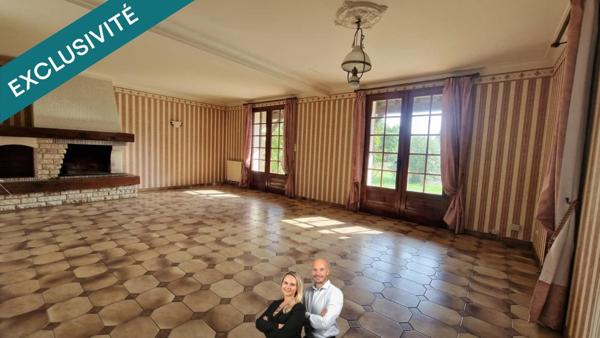 Maison avec grand terrain au calme