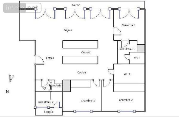 Appartement à vendre à Marseille 8e Arrondissement dans les Bouches-du-Rhône (13008), ref : 10521/34   
PRADO