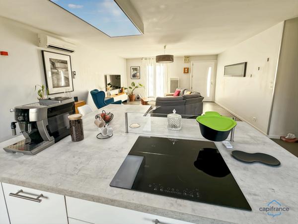 Dpt Gers (32), à vendre BARCELONNE DU GERS Maison de plain-pied T4 de 91m² habitables + grand garage sur 637m² de terrain, au calme