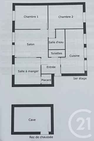 Appartement T4 à vendre  5 pièces - 65,97 m2 AURILLAC - 15