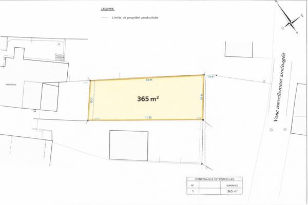 Terrain à bâtir 365 m² – Longperrier – Secteur résidentiel