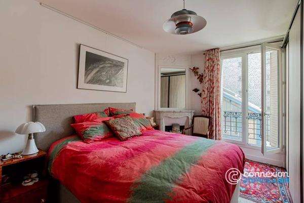 4P - 2 chambres - balcon - immeuble 1913