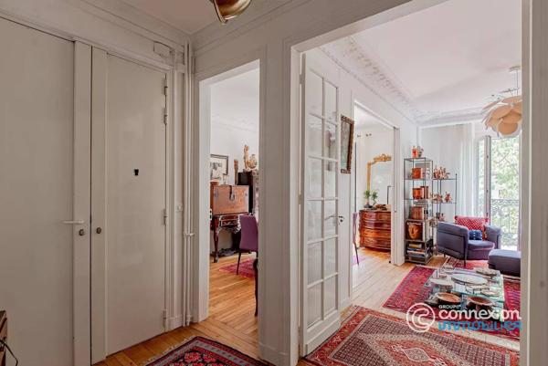 4P - 2 chambres - balcon - immeuble 1913