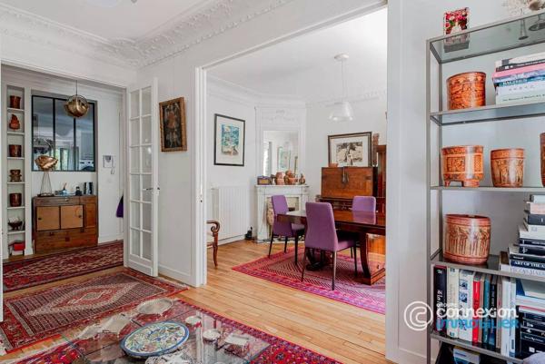 4P - 2 chambres - balcon - immeuble 1913