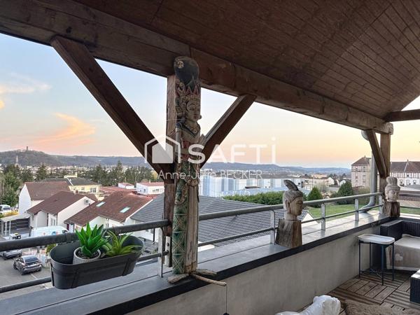 Superbe duplex avec terrasse filante