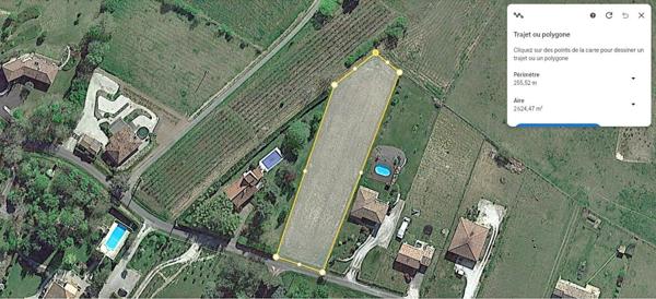 Votre projet au calme dans un écrin de verdure !