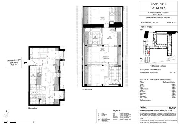 Découvrez des appartements modernes à Blois, le long du quai de l'Abbé Grégoire, lumineux avec balcons et terrasses, proches commerces, écoles et transports.