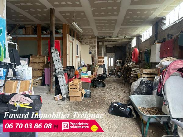 Maison Individuelle centre Treignac 85 m²  -  Jardin 1000m² - garage 110m²