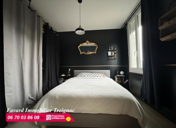 Maison Individuelle centre Treignac 85 m²  -  Jardin 1000m² - garage 110m²