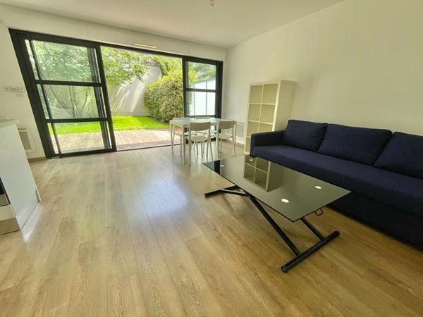 A LOUER - NANTES ST CLEMENT - Appartement Type 2 Meublé de 45.12 m² avec TERRASSE et JARDIN