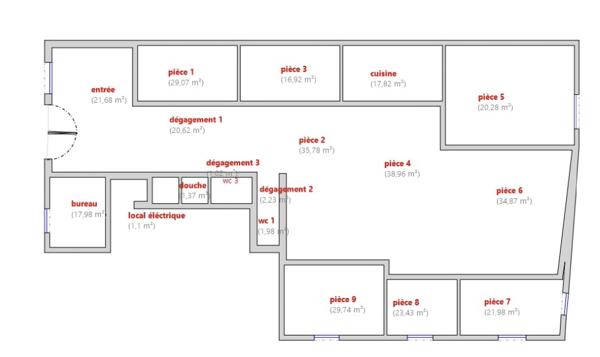 Marseille (13005) Local commercial - 340m2 - 6 Stationnements - Marseille 5ème - TIMONE