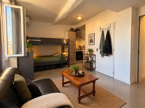 À VENDRE – T2 LOUÉ ET CLIMATISE – 1er ETAGE