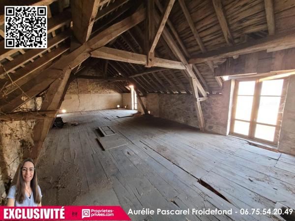 * EXCLUSIVITE * ARNAC - POMPADOUR (19230) : Grange en pierre à rénover en Maison - ENV. 140m² - terrain de 388m2 - 49 990