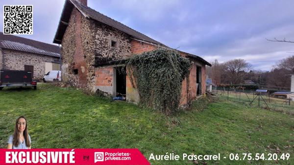 * EXCLUSIVITE * ARNAC - POMPADOUR (19230) : Grange en pierre à rénover en Maison - ENV. 140m² - terrain de 388m2 - 49 990