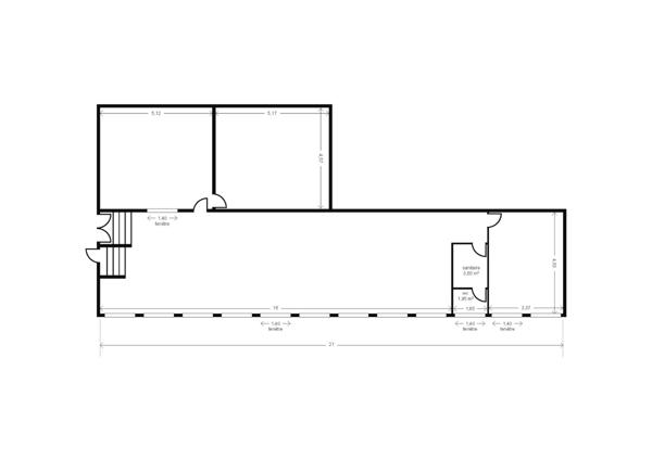 Orléans centre, à louer 141 m² de surface à vocation professionnelle, quartier gare