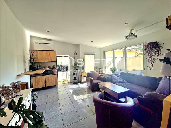 Maison individuelle 2 pièces de 48 m² avec terrasse et jardin