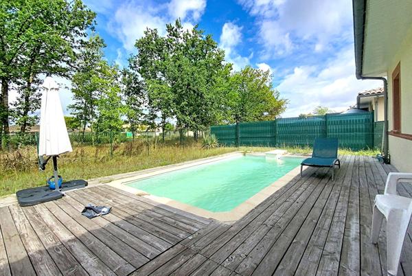 Maison de plain-pied avec piscine en résidence sécurisée Montauban Nord