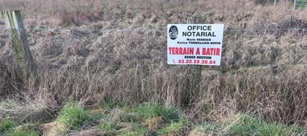 Terrain à Batir à vendre à Rue dans la Somme (80120), ref : 113/1765