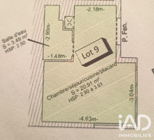 Studio à vendre 25 m² La Seyne-sur-Mer