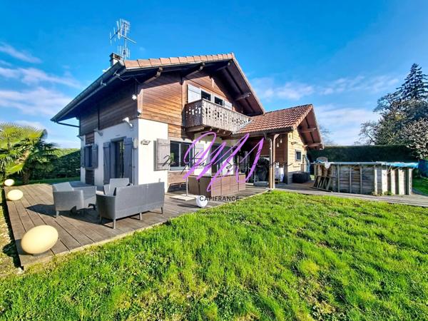 Chalet de 103.70 m² 3 chambres avec studio indépendant, piscine chauffée et terrain clos de 615 m²
