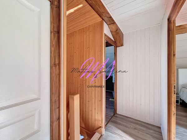 Chalet de 103.70 m² 3 chambres avec studio indépendant, piscine chauffée et terrain clos de 615 m²