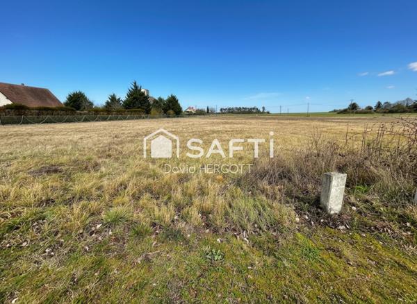 ? Terrain à bâtir viabilisé - 1 247 m² - Verdes (Beauce la Romaine)