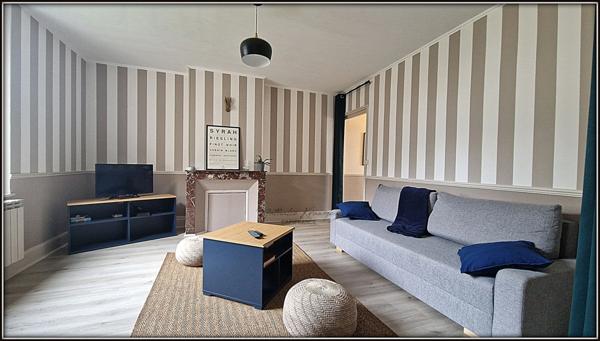 Maison meublée à vendre proche de VOUZIERS (08) avec jardin