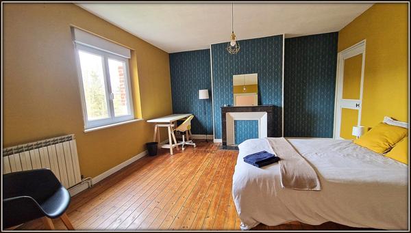 Maison meublée à vendre proche de VOUZIERS (08) avec jardin