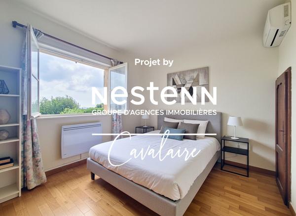 Opportunité ! Parc de Cavalaire, villa d'environ 140 m² avec vue mer sur un terrain piscinable d'environ 1400 m²