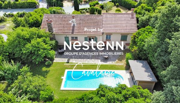 Opportunité ! Parc de Cavalaire, villa d'environ 140 m² avec vue mer sur un terrain piscinable d'environ 1400 m²