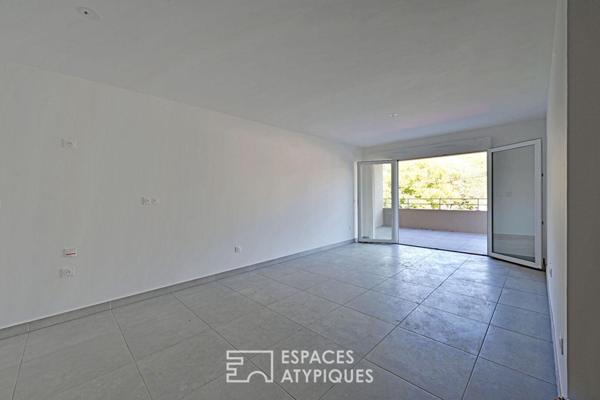 Appartement P2 avec terrasse, garage et ascenseur quartier Camplanier