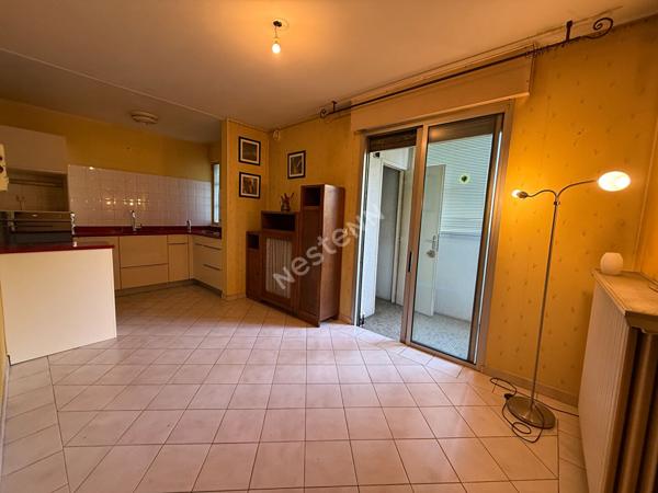 Appartement T2 Villeurbanne Gratte Ciel 69100, cuisine équipée, loggia, balcon, cave, cuisine US