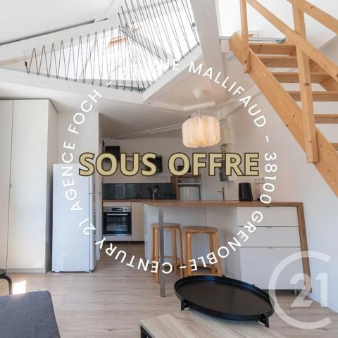 Appartement Studio à vendre  1 pièce - 20,19 m 2   GRENOBLE  - 38
