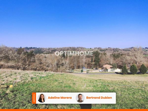 EXCLUSIVITE / Très beau terrain viabilisé 1170 m² /  63520 ESTANDEUIL