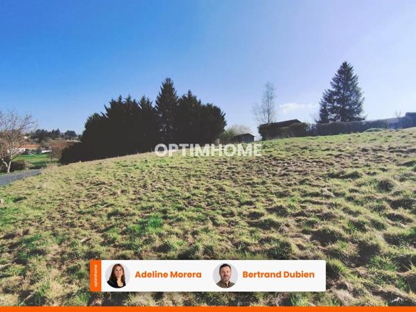 EXCLUSIVITE / Très beau terrain viabilisé 1170 m² /  63520 ESTANDEUIL