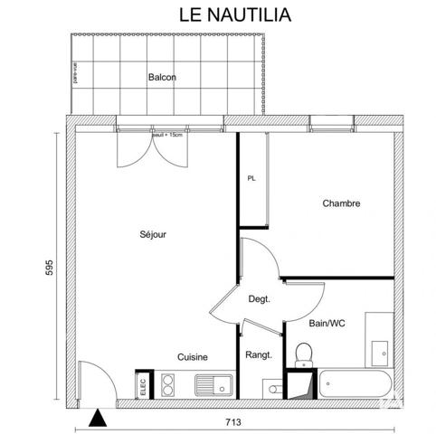 Appartement à vendre 2 pièces 41 m² Saint-Gilles-Croix-de-Vie