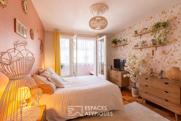 Dans le quartier de ST MICHEL avec terrasse et garage