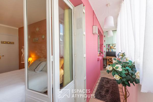 Dans le quartier de ST MICHEL avec terrasse et garage