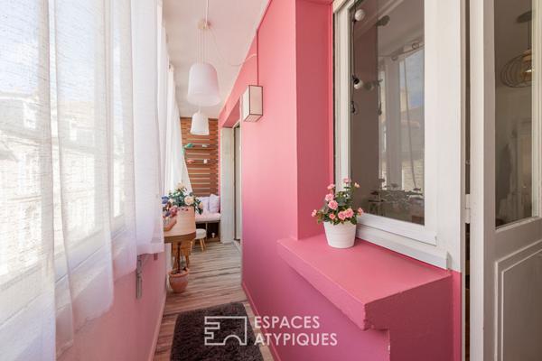 Dans le quartier de ST MICHEL avec terrasse et garage