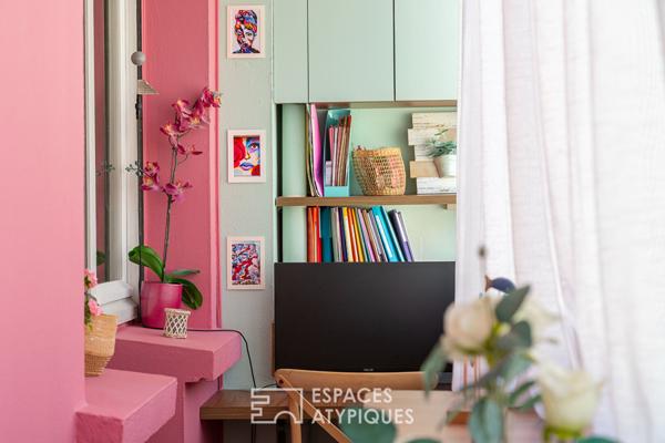 Dans le quartier de ST MICHEL avec terrasse et garage