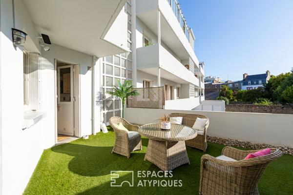 Dans le quartier de ST MICHEL avec terrasse et garage