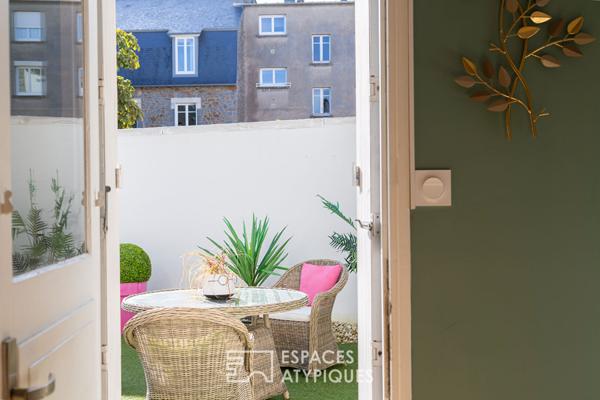 Dans le quartier de ST MICHEL avec terrasse et garage