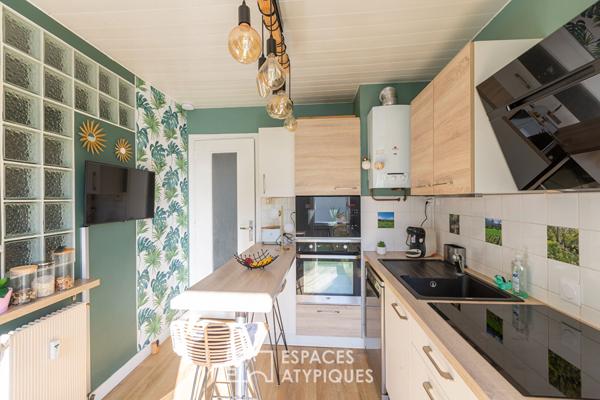 Dans le quartier de ST MICHEL avec terrasse et garage