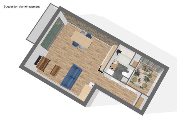 Grand Studio transformable en 2P - 75012 + balcon // Copropriété en TBE