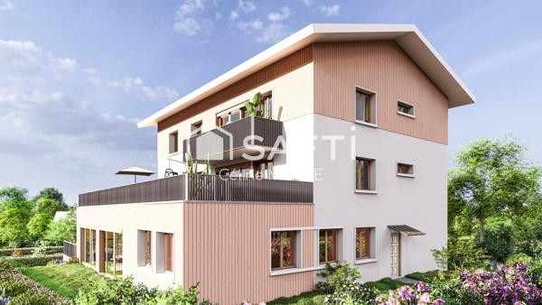 T4 en Rez de Jardin + cave + 2 places de parking