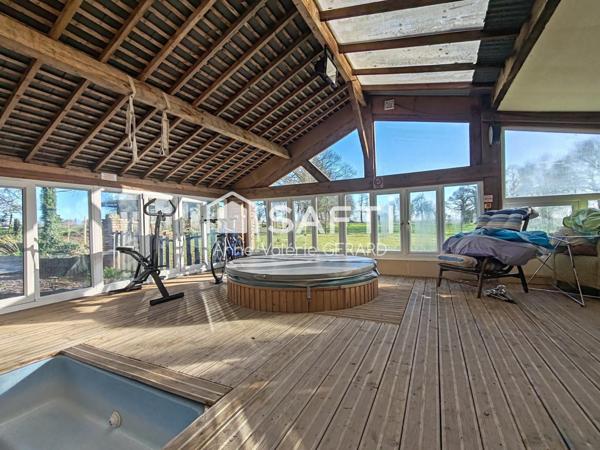 Maison 173m² avec 2.9 hect+Dépendance avec piscine