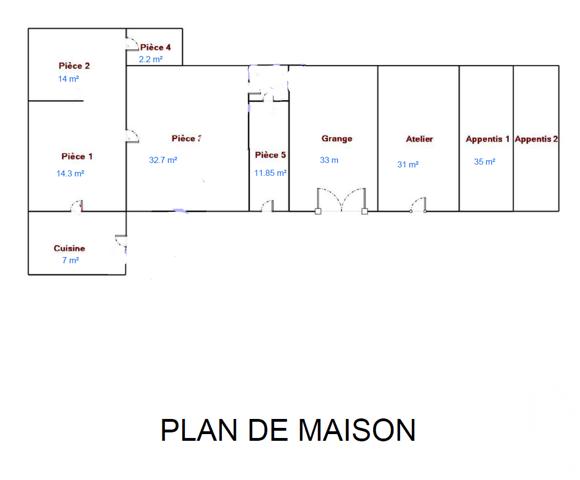 Maison à vendre 6 pièces 85 m² Saint-Germain-du-Bois