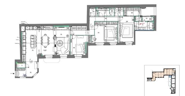 Place des Victoires – Appartement de réception aux volumes remarquables