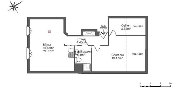 Location Appartement 2 pièces 40.97 m² - Toulon 83200